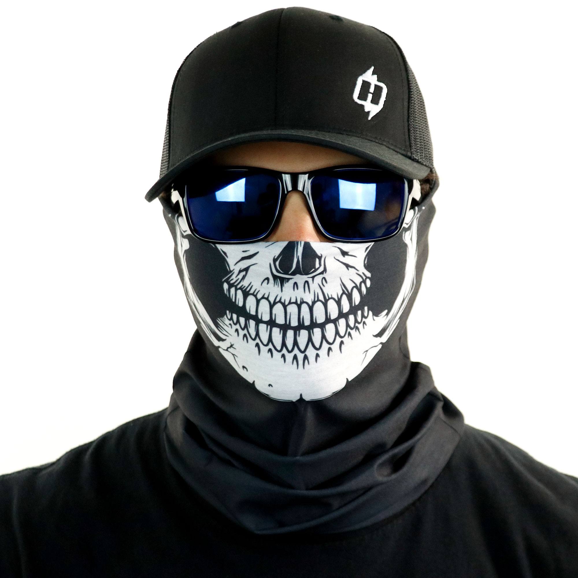 Motorcycle Skull Daddy Face Mask | Biker Bandanas - Hoo-rag